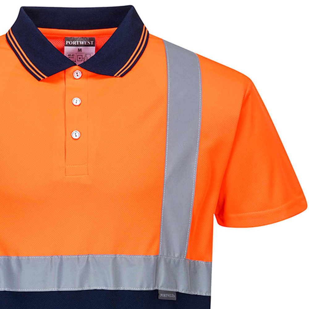 Portwest Two Tone Hi Vis Polo Shirt - S479